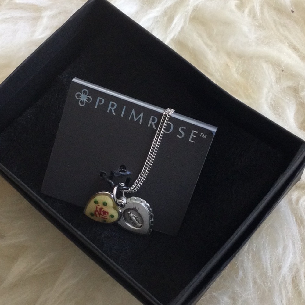 19” Sterling Silver heart locket and chain